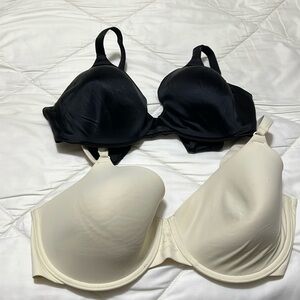 Olga beige bra style 35145 size 36D and Bali black bra style 15763 size 36D